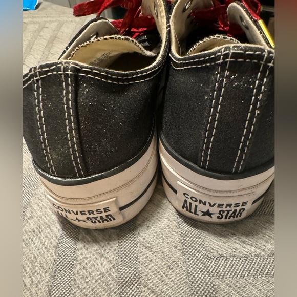 Glitter Black Platform Converse - Picture 3 of 5
